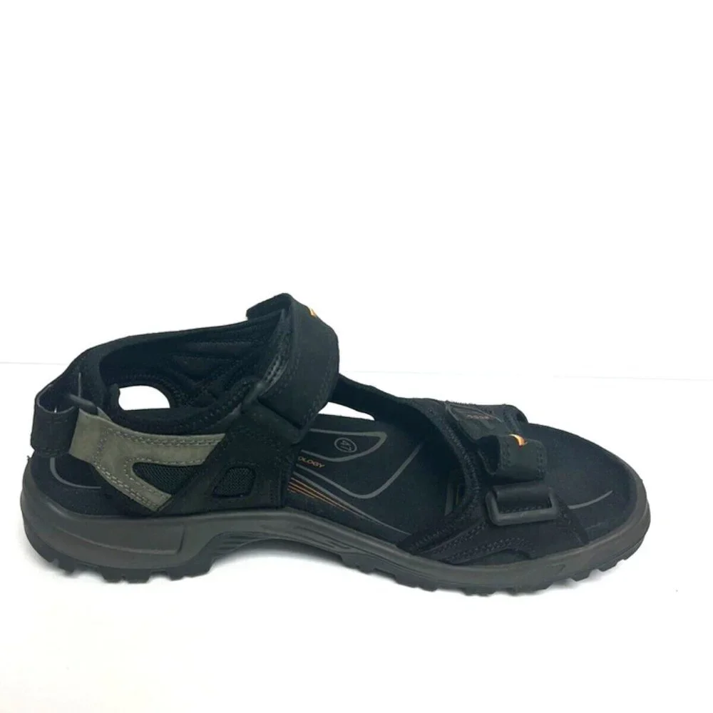 ECCO Mens Yucatan Sandal Black Size EU47 M US13